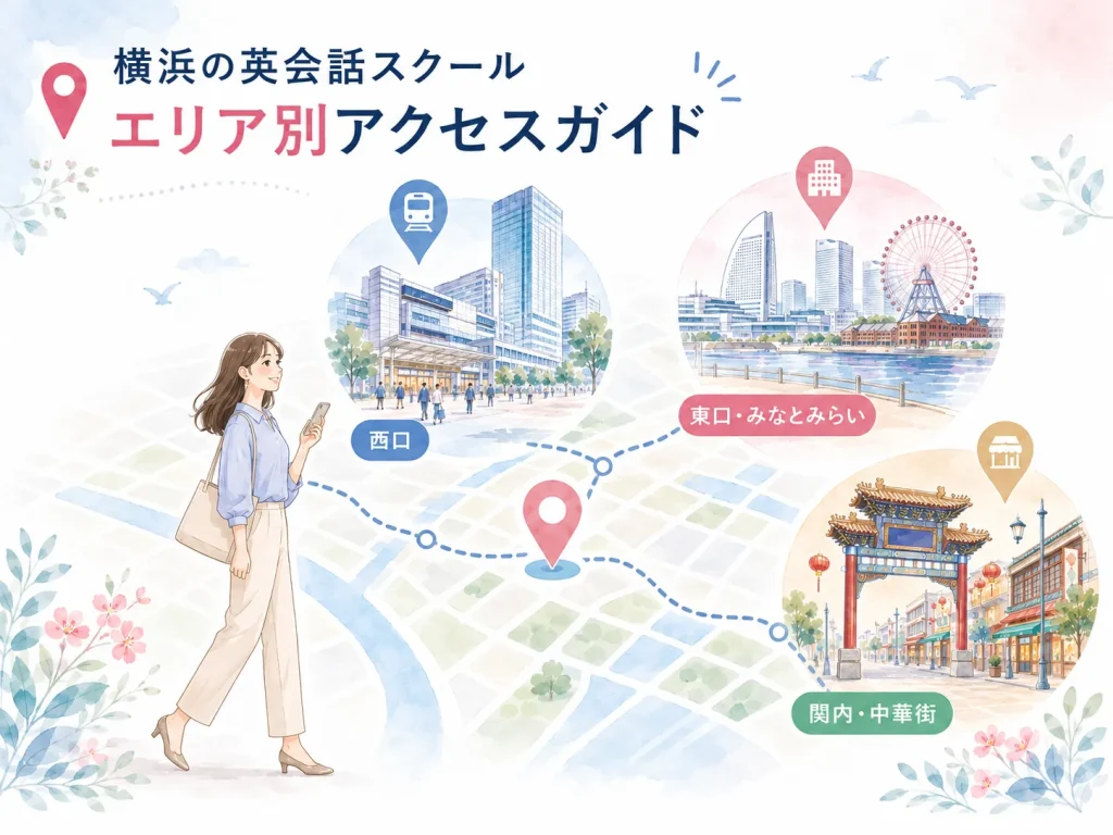 横浜の英会話スクール エリア別アクセスガイド