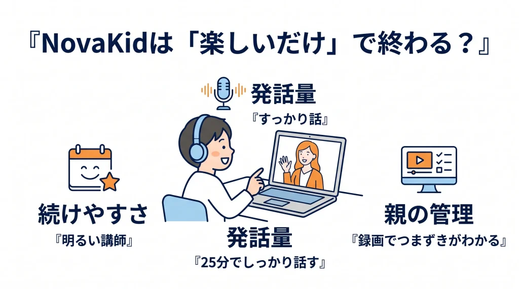 NovaKidは「楽しいだけ」で終わる？外資系パパの結論