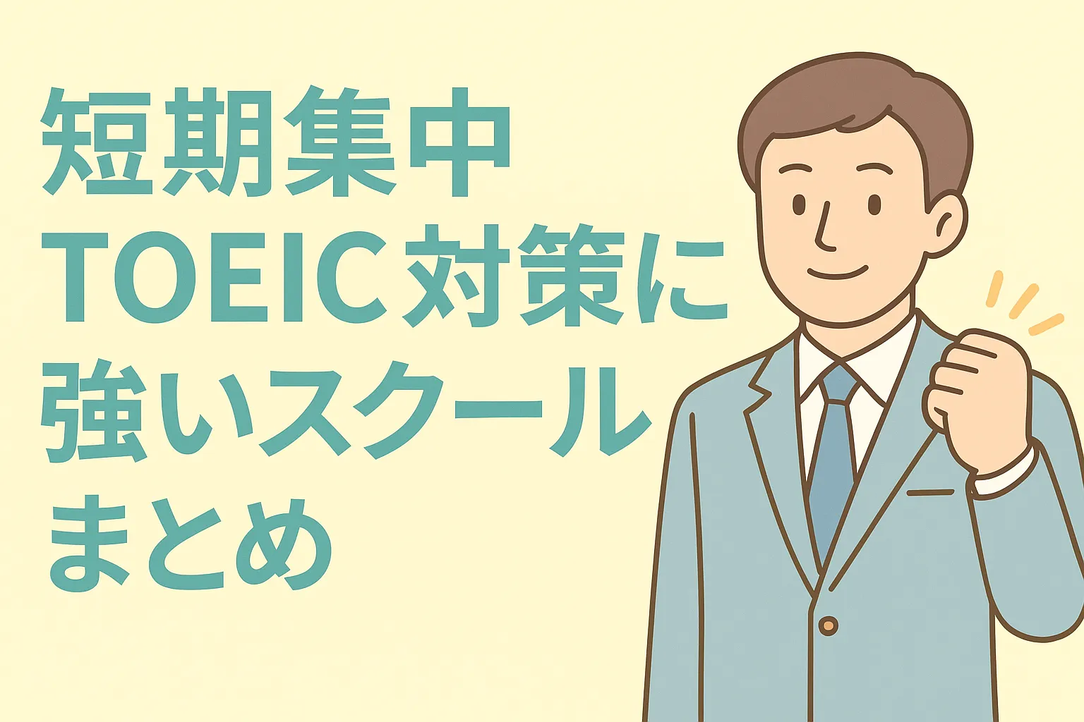 短期集中TOEIC対策に強いスクールまとめ