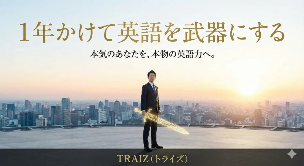 TRAIZ(トライズ)|1年で英語を武器にしたい人の本命