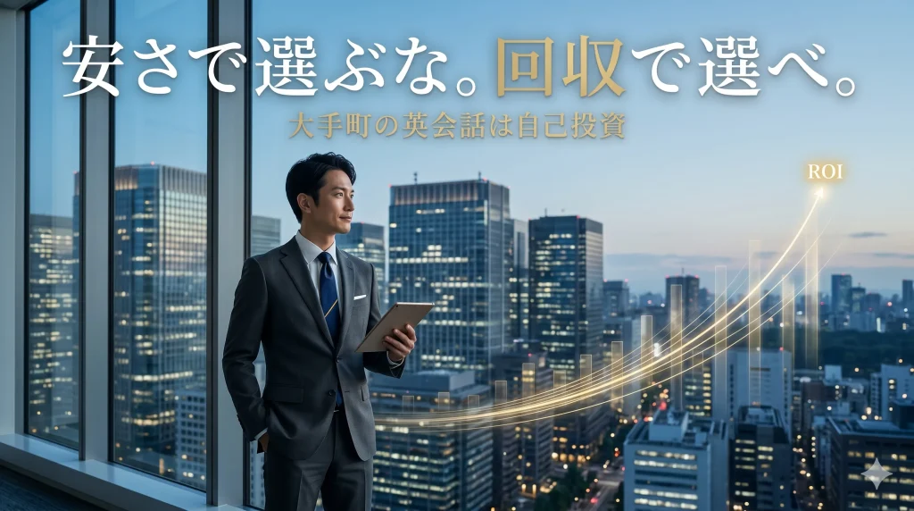 結論:大手町の英会話は「安さ」ではなく「回収」で選べ