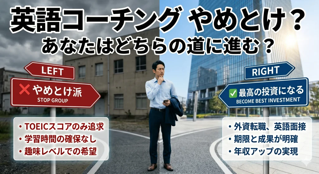 英語コーチングが向いている人・向いていない人