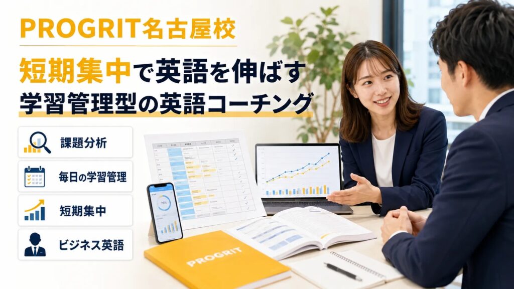 PROGRIT名古屋校|短期集中で本気で伸ばしたい人向け