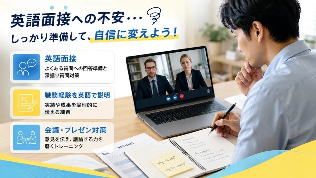 英語面接の不安