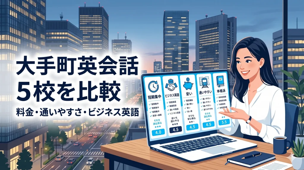 大手町の英会話スクールおすすめ5選 総合比較